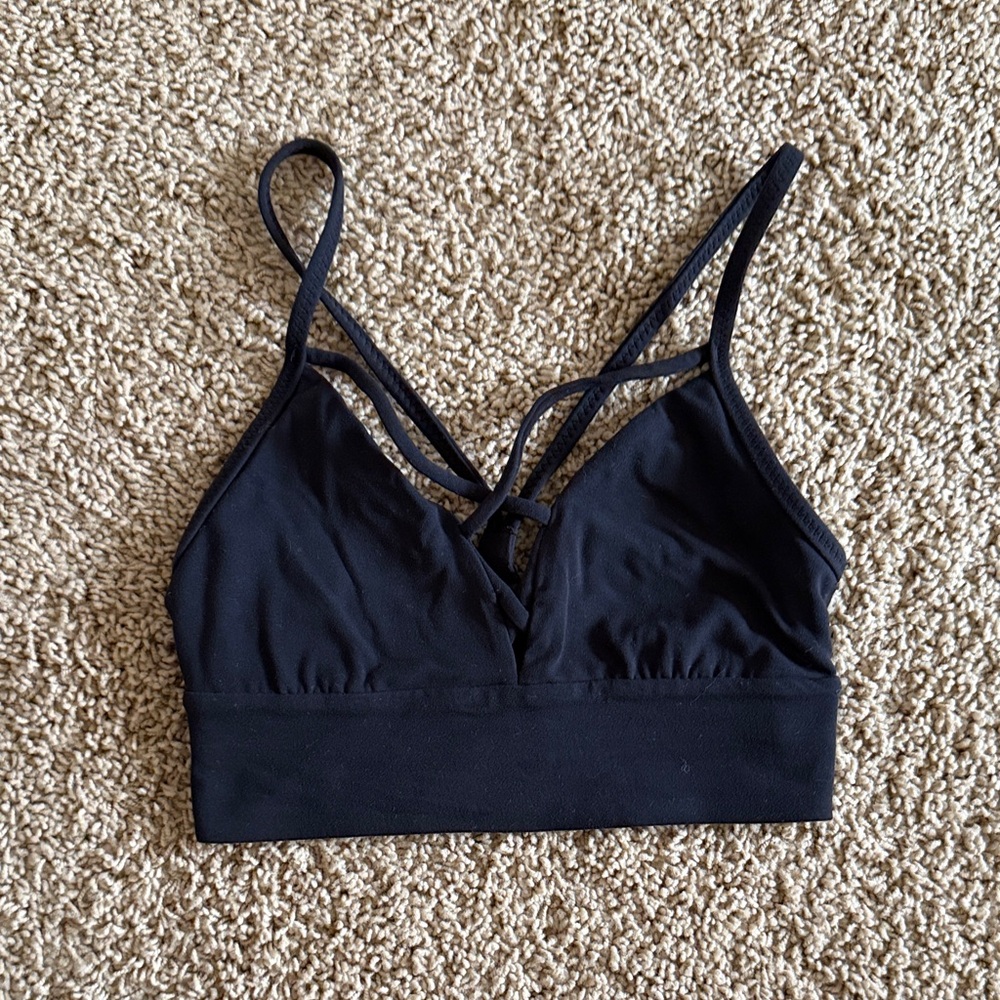 Black Strappy Women's Lululemon Bralette